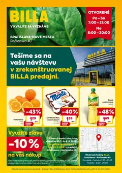 Náhľad Billa letáku platného od 16.09.2026
