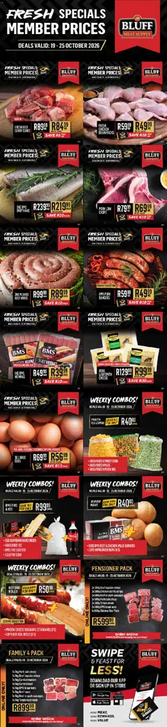 Preview of Bluff Meat Supply flyer valid from 19/10/2026