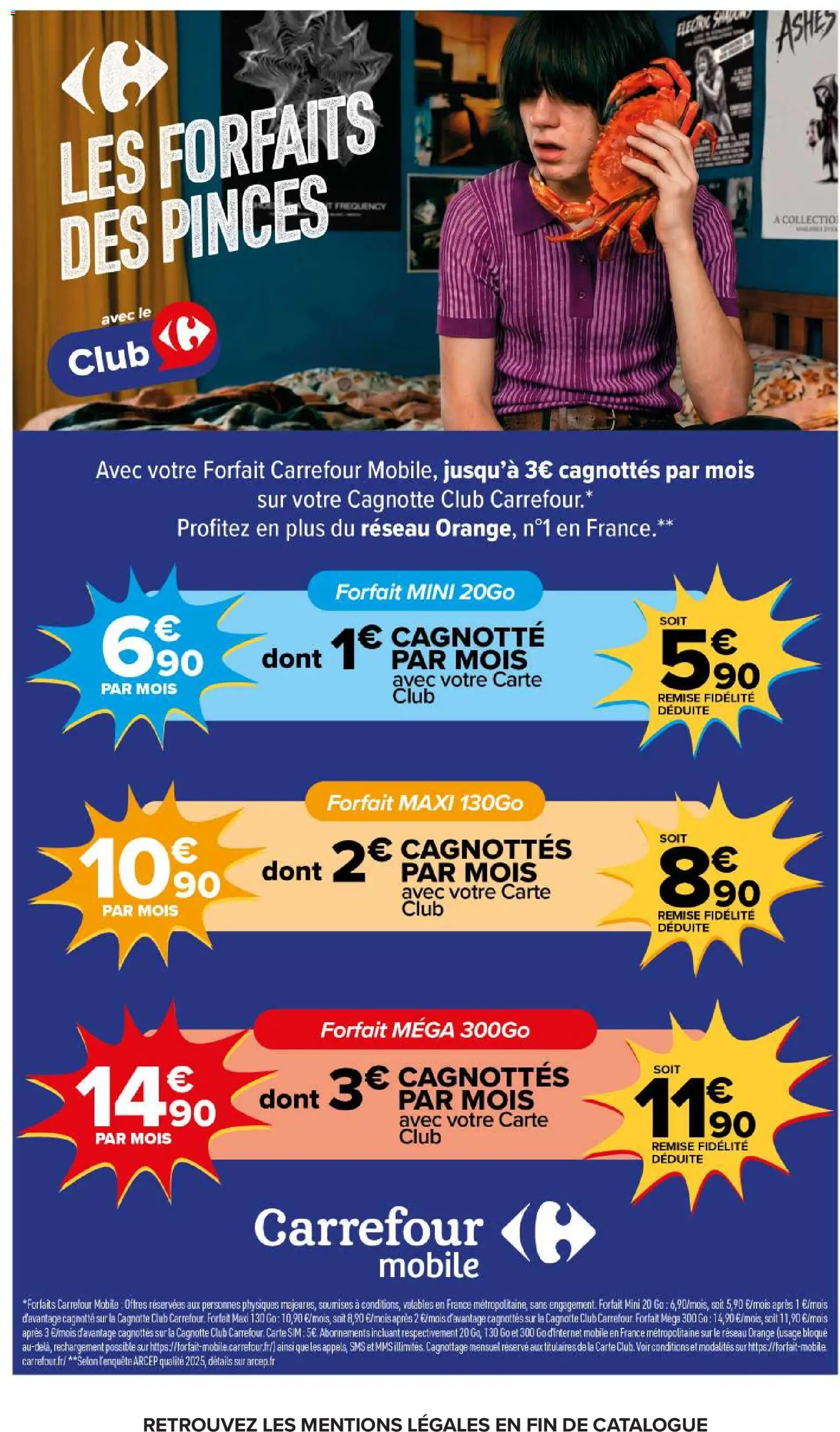 Prévisualisation de Carrefour Vos promos du quotidien du magasin Carrefour formulaire valide 27/10/2026 - Orange