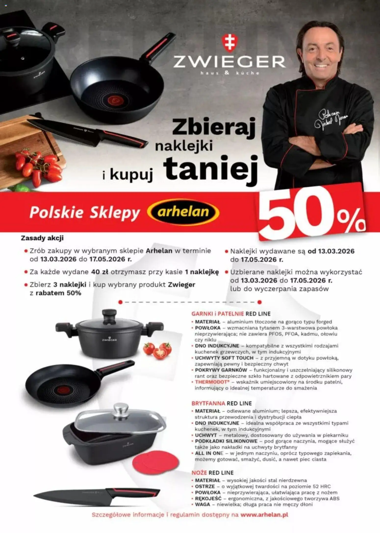 Pogląd gazetki "Arhelan konkurs - Zwieger" ze sklepu Arhelan ważnej od 13.03.2026