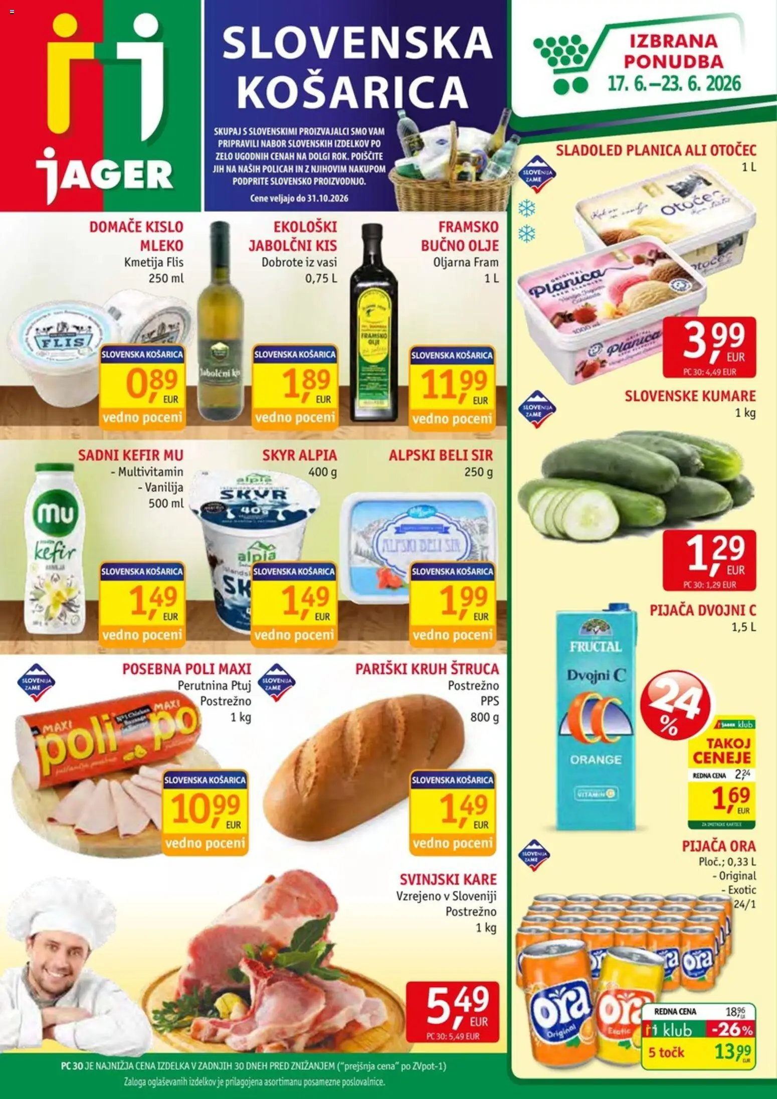 Predogled kataloga iz trgovine Jager veljaven od 17.06.2026