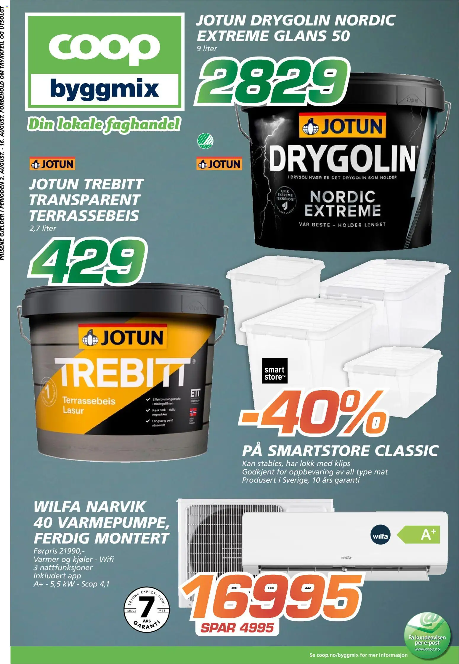 Forhåndsvis Coop Byggmix kundeavis fra butikk Coop Byggmix gyldig fra 03/08/2026 - Mat