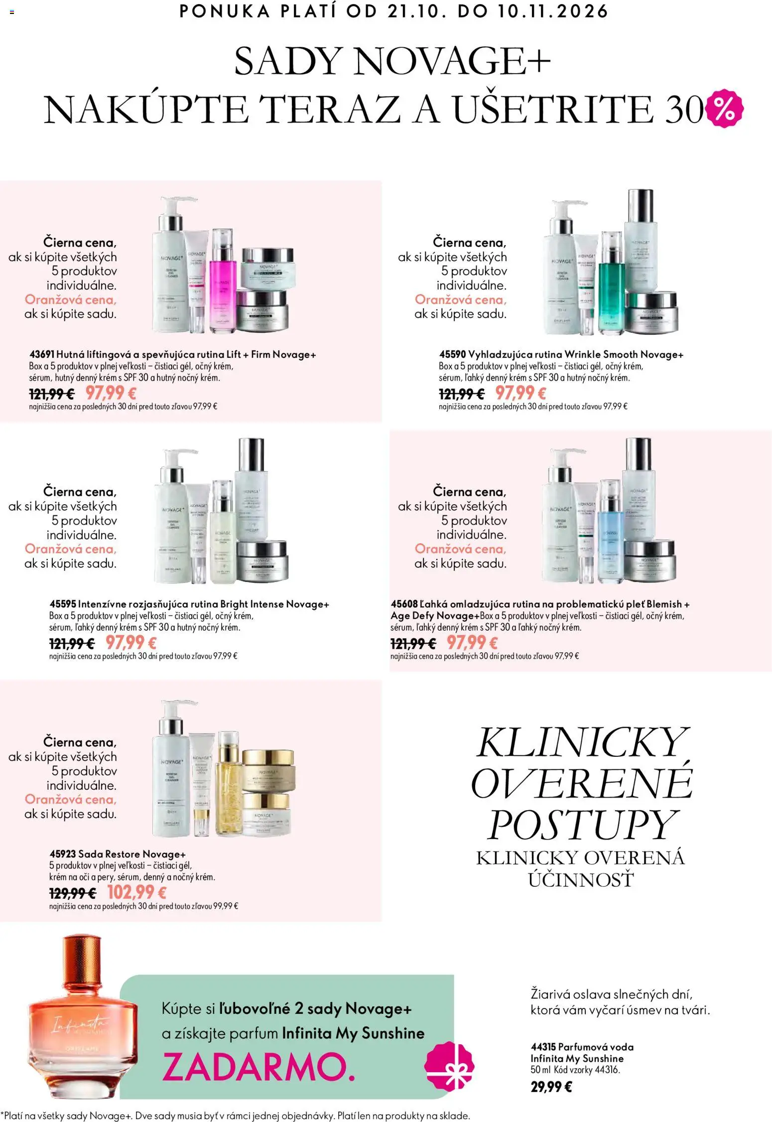 Náhľad Oriflame letáku platného od 21.10.2026 - Voda, Rám, Krém