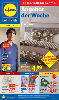 Vorschau von dem Prospekt des Geschäftes Lidl, gültig ab dem 12.10.2026