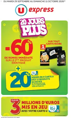 Prévisualisation de U Express - Les prix bas de la semaine du magasin U Express formulaire valide 29/09/2026