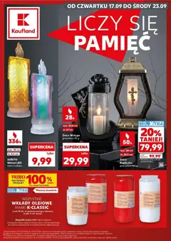 Pogląd gazetki "Kaufland gazetka - Znicze" ze sklepu Kaufland ważnej od 17.09.2026