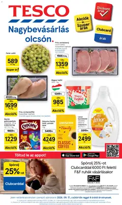 Tesco - Tesco aktuális akciós újság megtekintése, amely érvényes 2026.09.17.-től