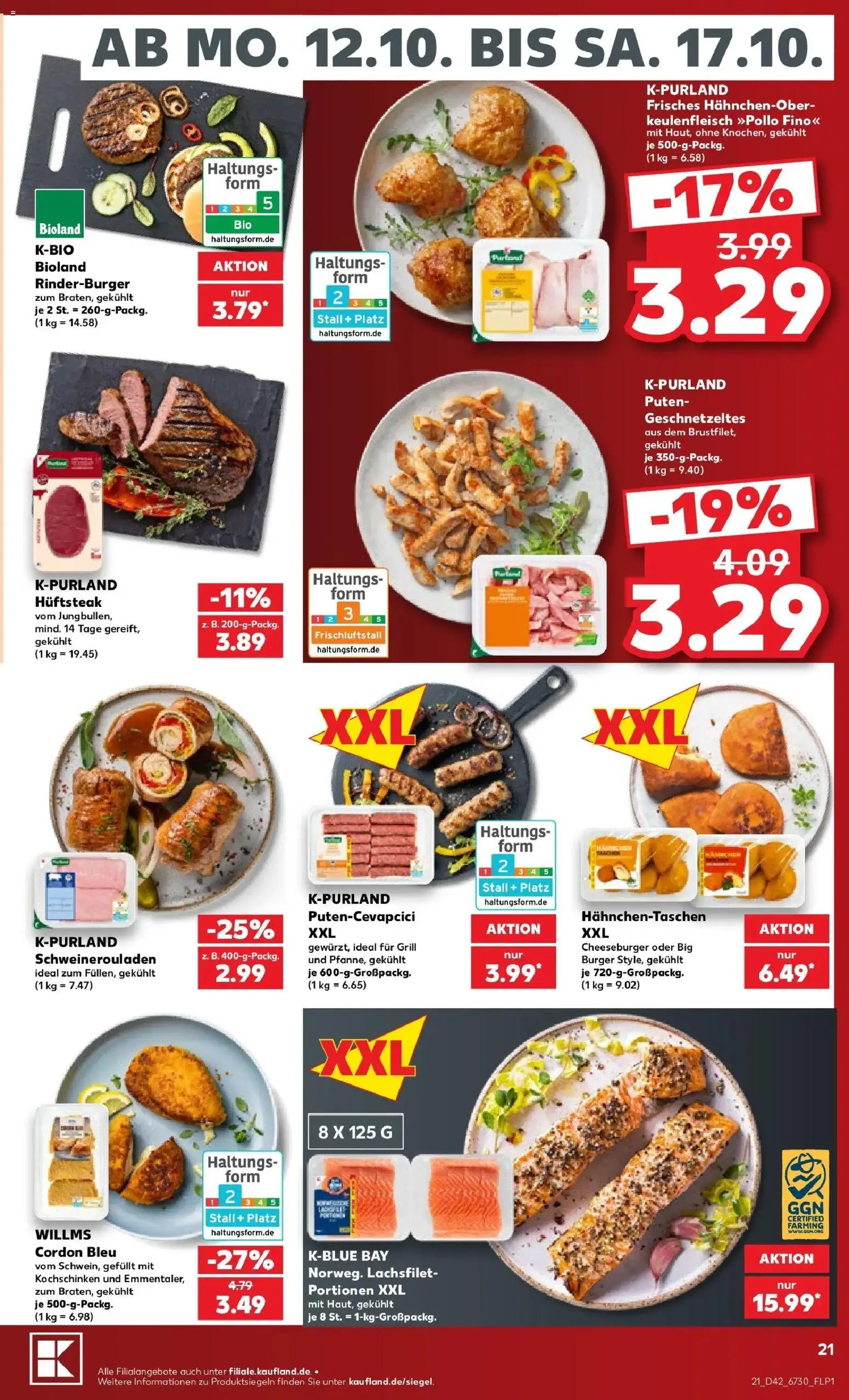Vorschau von dem Prospekt des Geschäftes Kaufland, gültig ab dem 12.10.2026 - Burger, Grill