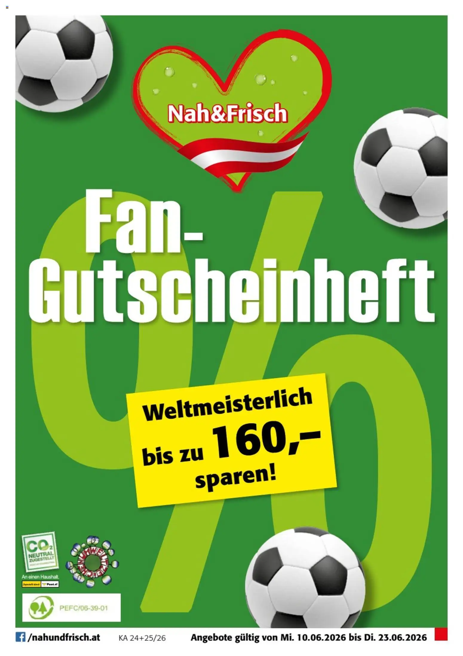 Vorschau der Angebote: Nah und Frisch Nah und Frisch Fan-Gutscheinheft gültig ab 10.06.2026