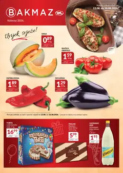 Pregled letka Bakmaz Katalog trgovine Bakmaz vrijedi od 12.08.2026