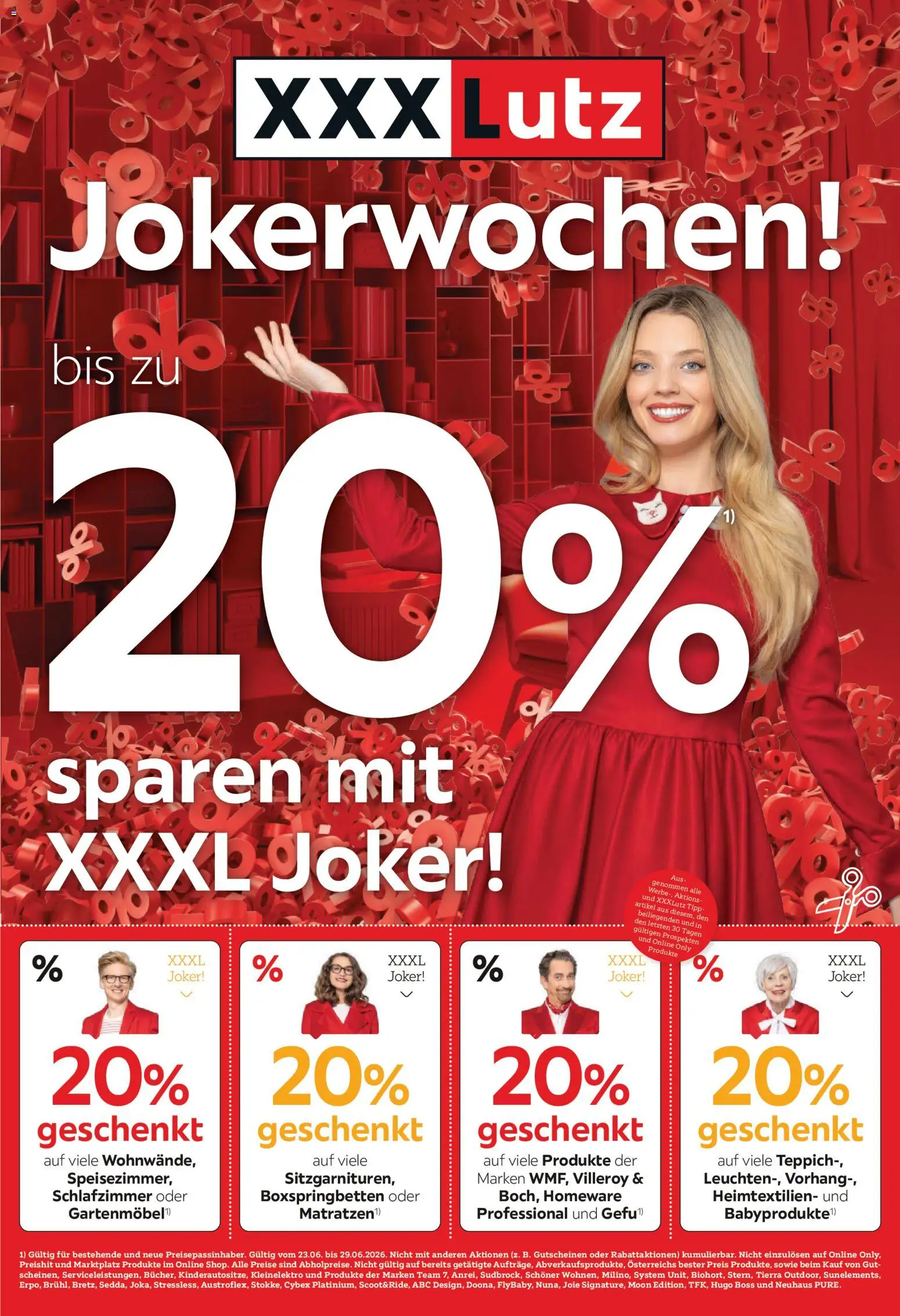 Vorschau der Angebote: XXXLutz XXXLutz Prospekt aktuell gültig ab 23.06.2026 - Teppich