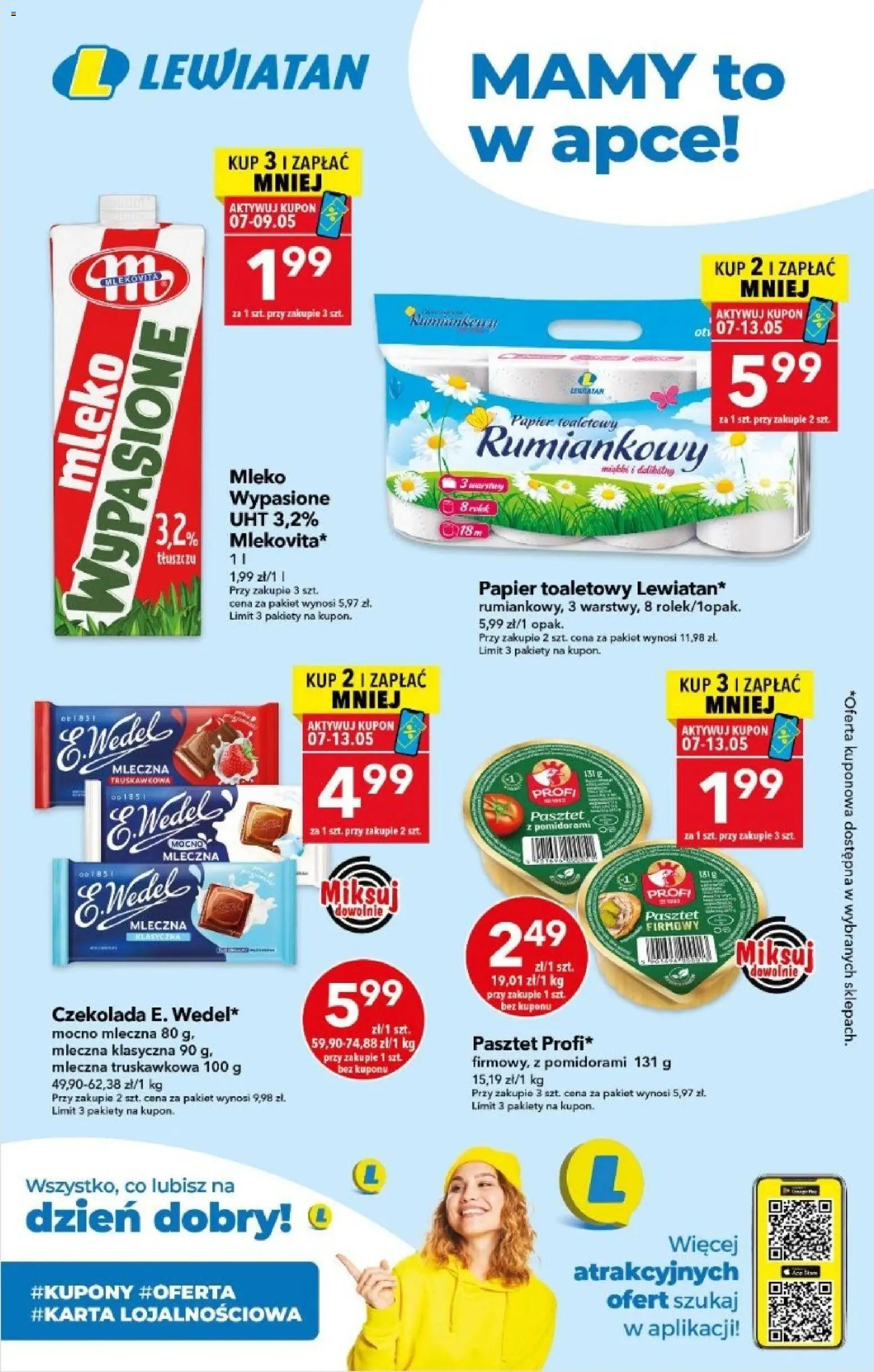 Pogląd gazetki "Lewiatan gazetka - Mamy to w apce" ze sklepu Lewiatan ważnej od 07.05.2026