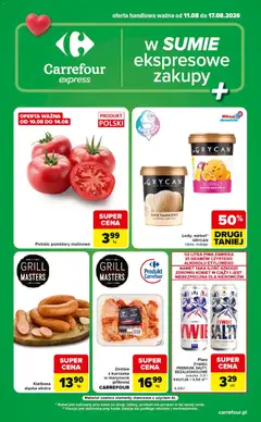 Pogląd gazetki "Carrefour gazetka - Express" ze sklepu Carrefour ważnej od 11.08.2026