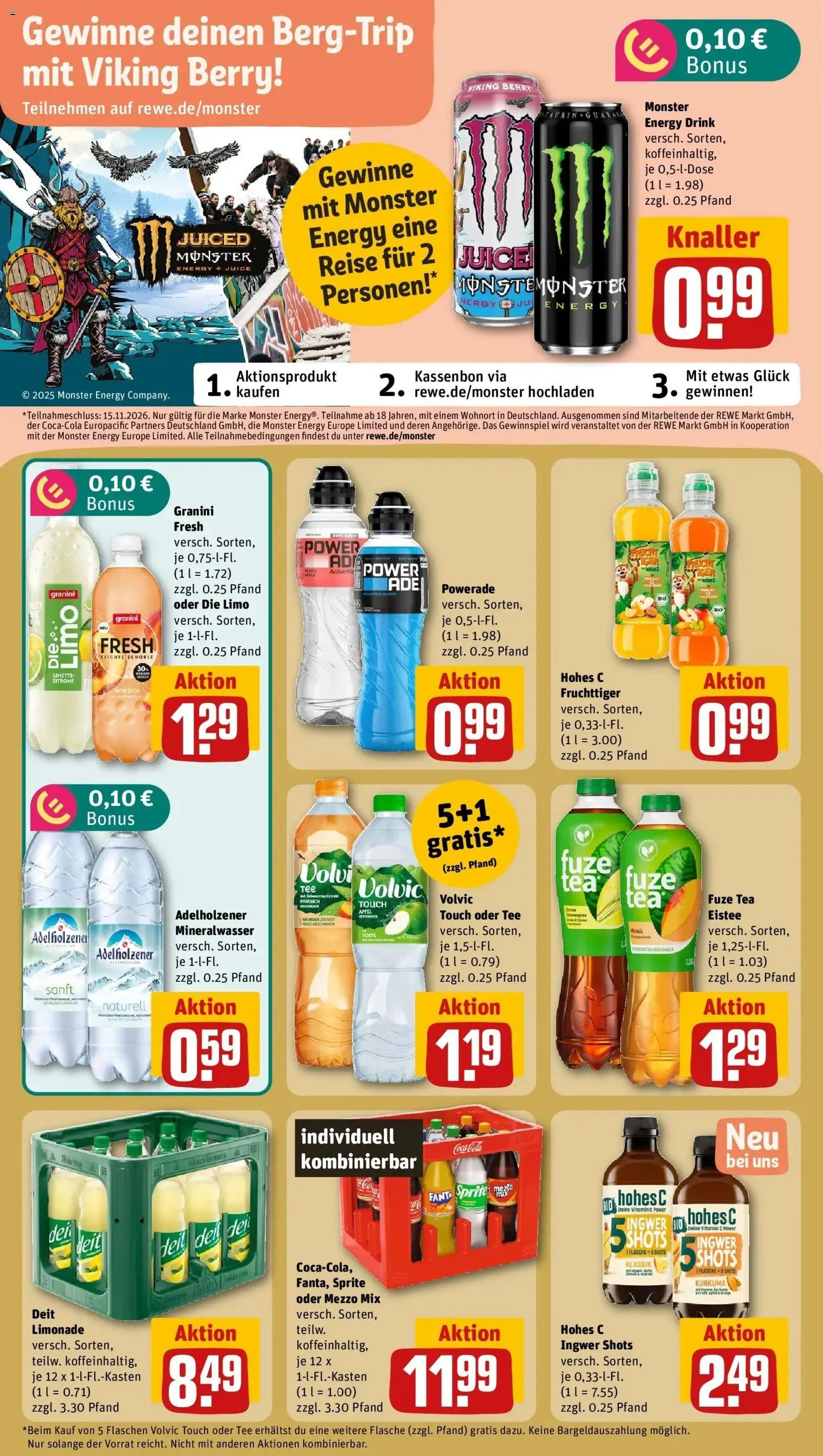 Vorschau von dem Prospekt des Geschäftes Rewe, gültig ab dem 26.10.2026