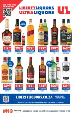 Preview of Ultra Liquors flyer valid from 01/07/2026