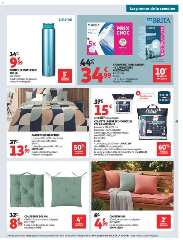 Nouveau catalogue Auchan à partir du 28/07