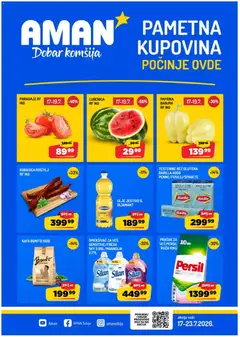 Pregled Aman kataloga - važi od 17.07.2026