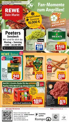 Vorschau von dem Prospekt des Geschäftes Rewe, gültig ab dem 08.06.2026