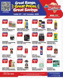 Preview of Africa Cash & Carry flyer valid from 19/10/2026