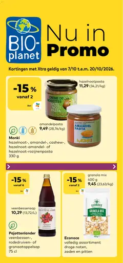 Voorbeeld van BioPlanet Folder van winkel BioPlanet geldig vanaf 07/10/2026