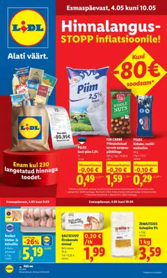 Lidl kliendilehe eelvaade alates 04.05.2026