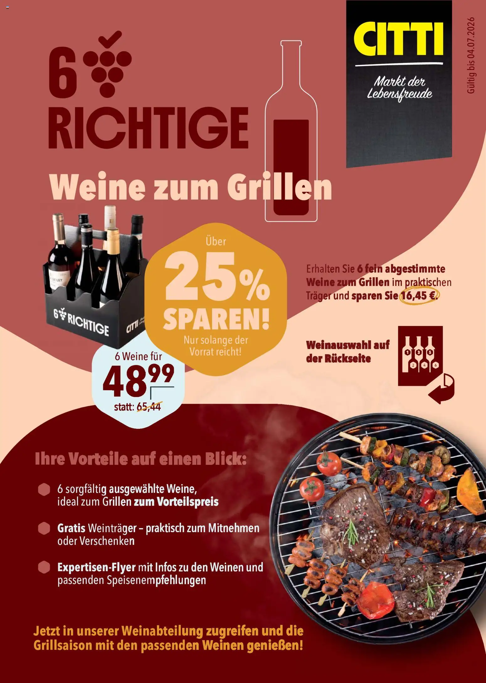 Vorschau von dem Prospekt des Geschäftes CITTI Markt, gültig ab dem 27.05.2026