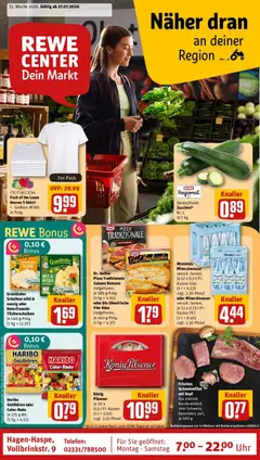 Vorschau von dem Prospekt des Geschäftes Rewe, gültig ab dem 27.07.2026