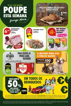 Pré-visualização do folheto da loja Pingo Doce válida a partir de 08/10/2026