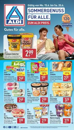 Vorschau von dem Prospekt des Geschäftes Aldi, gültig ab dem 14.06.2026