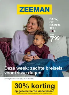 Voorbeeld van Zeeman folder van winkel Zeeman geldig vanaf 10-10-2026