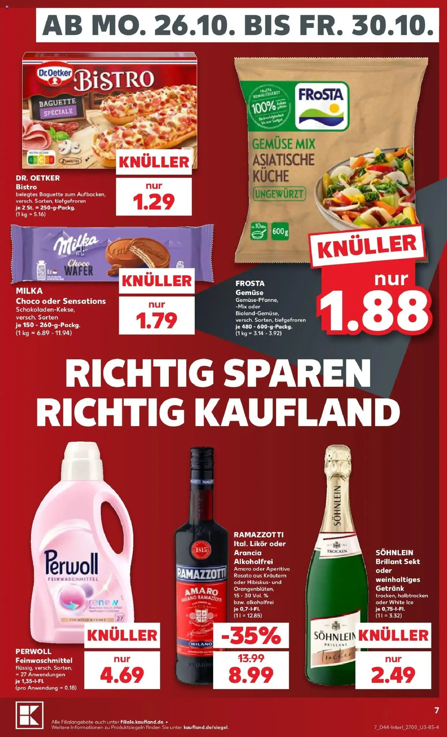 Vorschau von dem Prospekt des Geschäftes Kaufland, gültig ab dem 26.10.2026