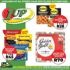 Preview of 1UP Cash & Carry flyer valid from 13/10/2026