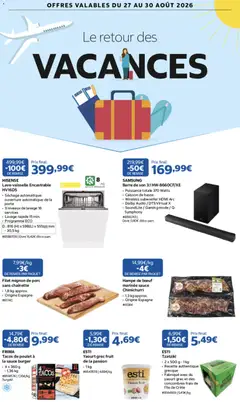 Prévisualisation de Costco Offres pour le retour des vacances du magasin Costco formulaire valide 27/08/2026