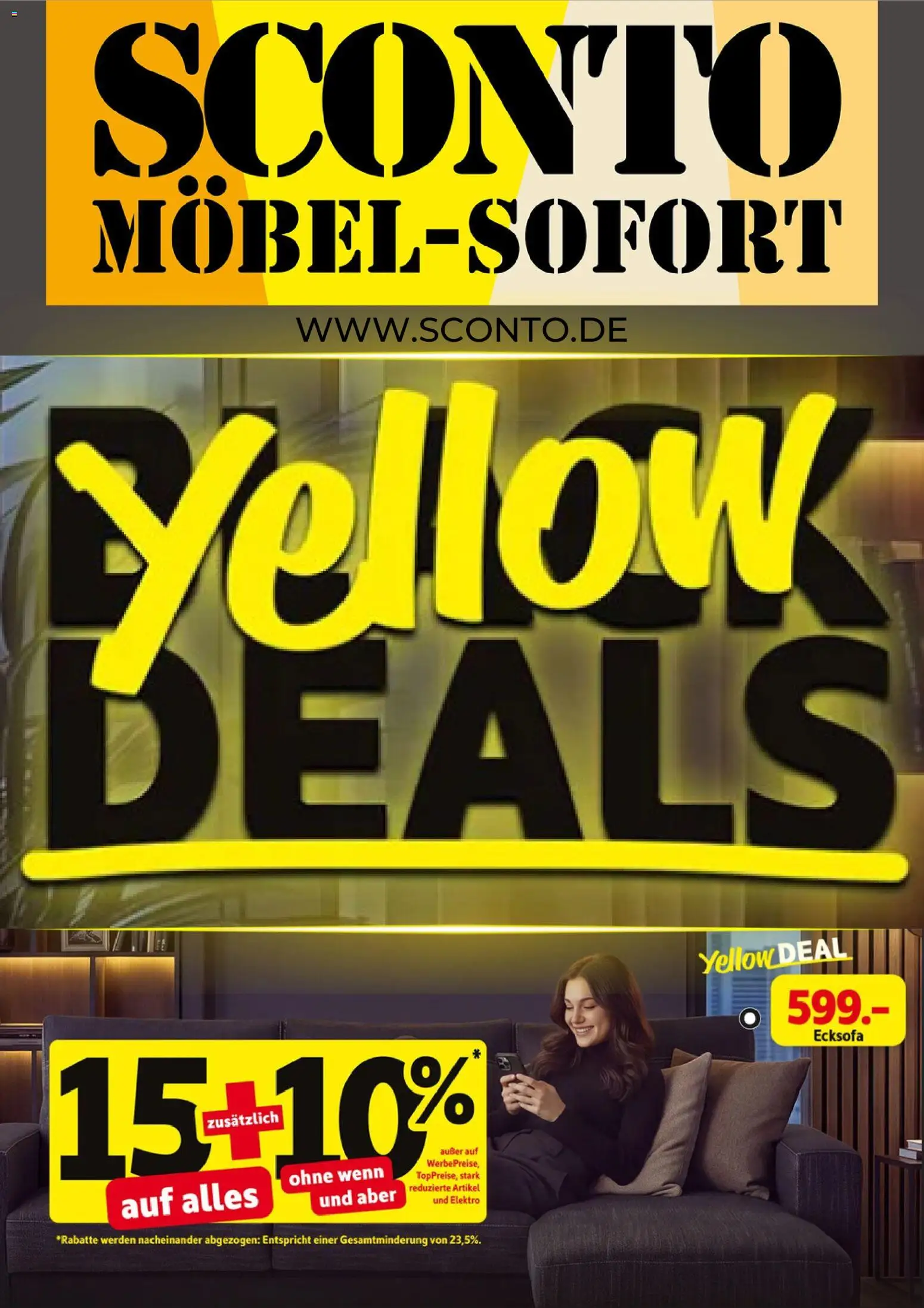 Vorschau von dem Prospekt des Geschäftes Sconto, gültig ab dem 26.10.2026