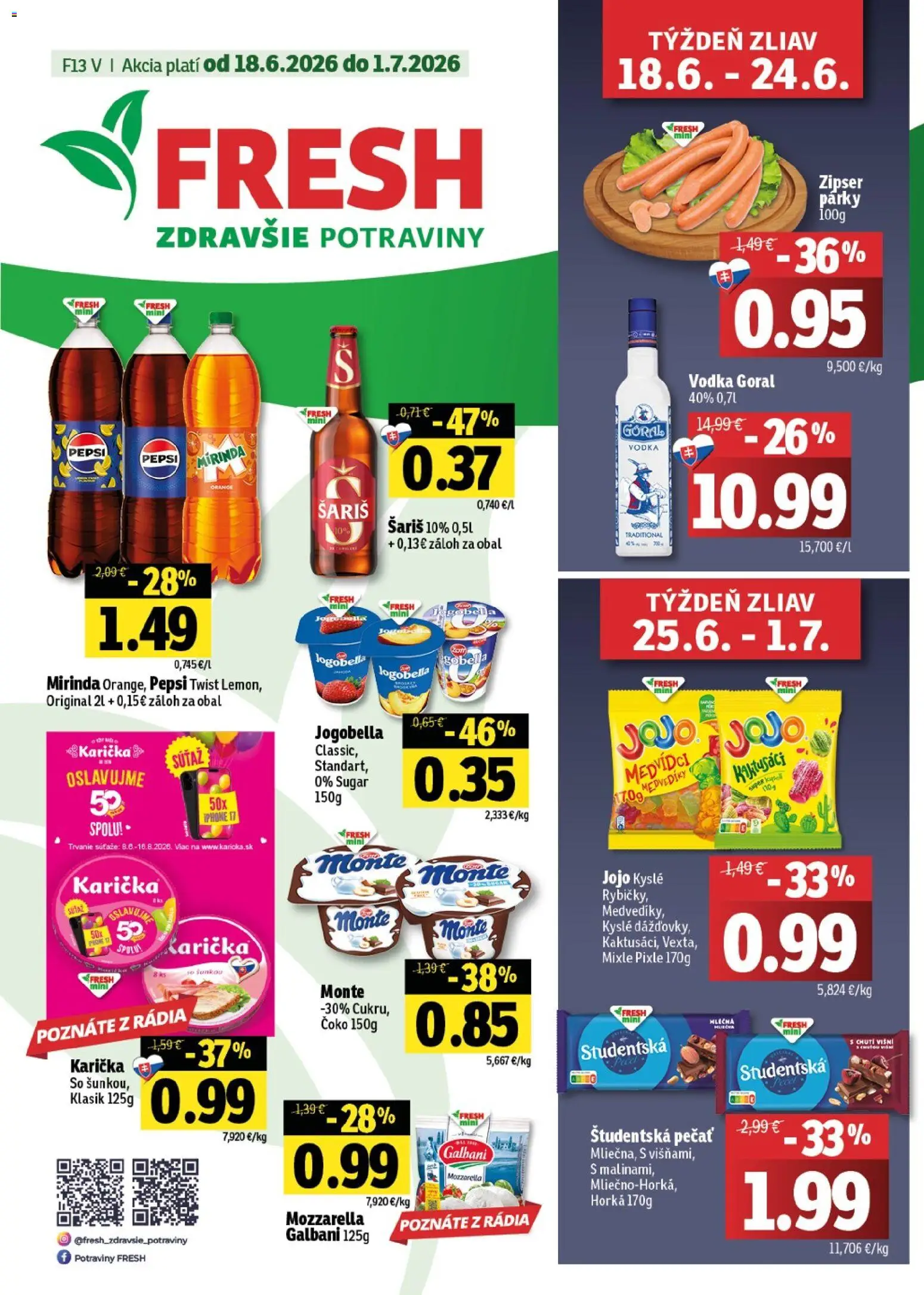 Náhľad Fresh letáku platného od 18.06.2026