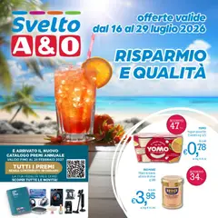 Anteprima dell'opuscolo A&O volantino Svelto dal negozio A&O valido da 16/07/2026