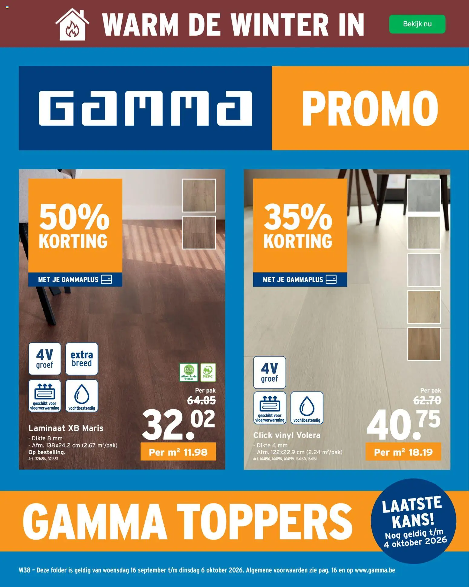 Voorbeeld van GAMMA Folder van winkel GAMMA geldig vanaf 16/09/2026