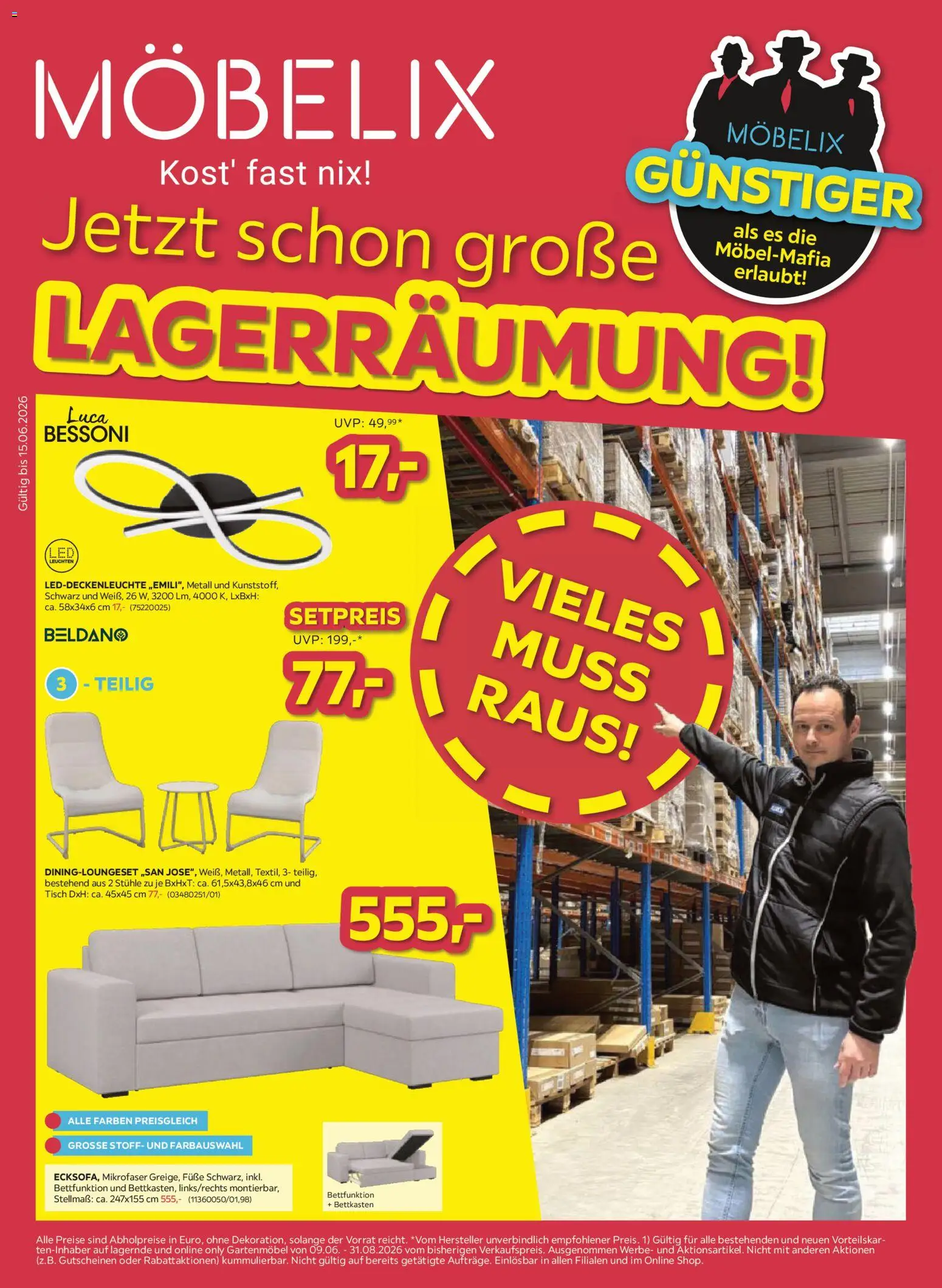 Vorschau der Angebote: Möbelix Möbelix Angebote gültig ab 08.06.2026