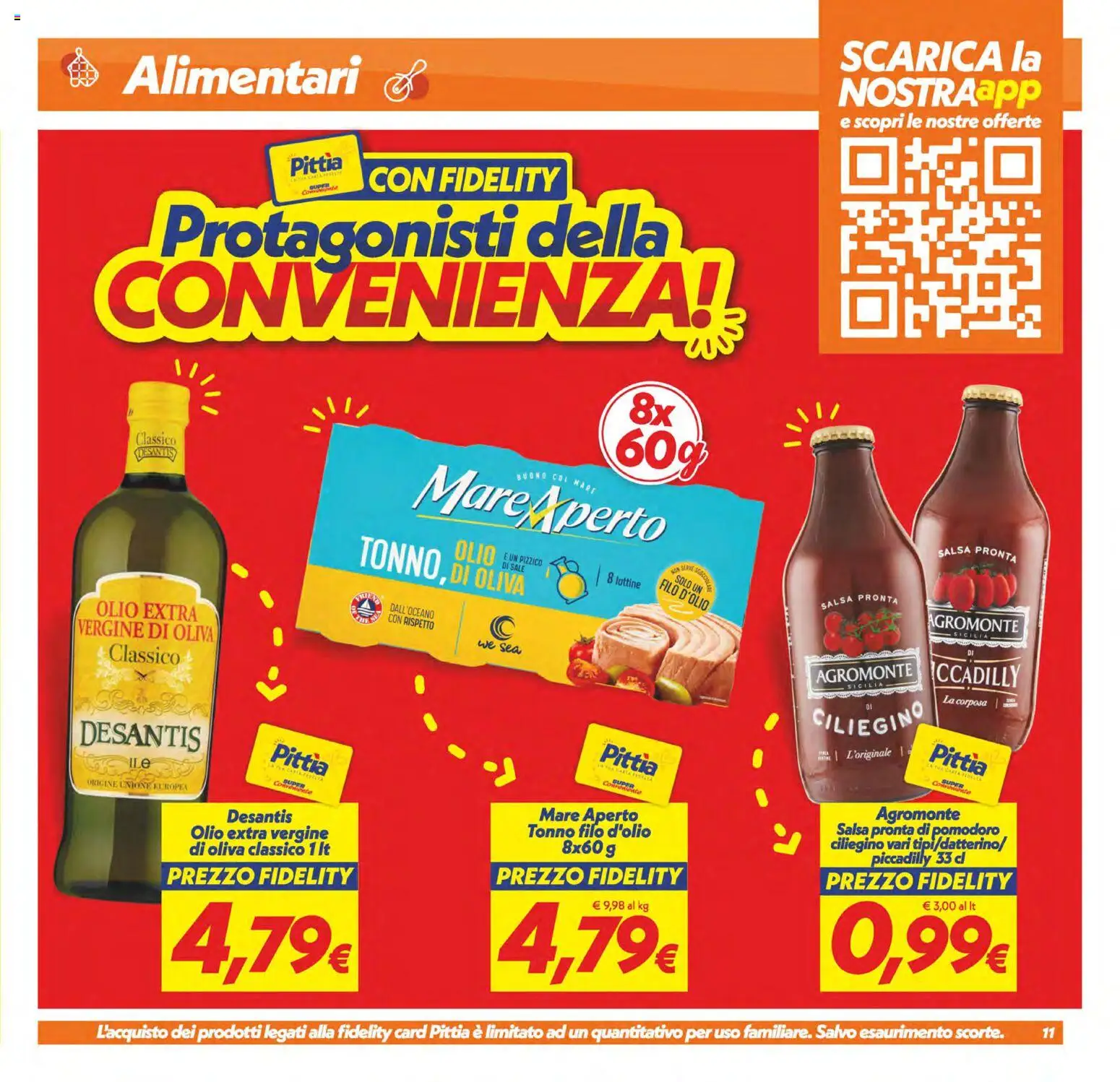 Anteprima dell'opuscolo SuperConveniente volantino Gela, Vittoria dal negozio SuperConveniente valido da 23/10/2026 - Pomodoro, Olio, Tonno, Salsa, Olio extra vergine