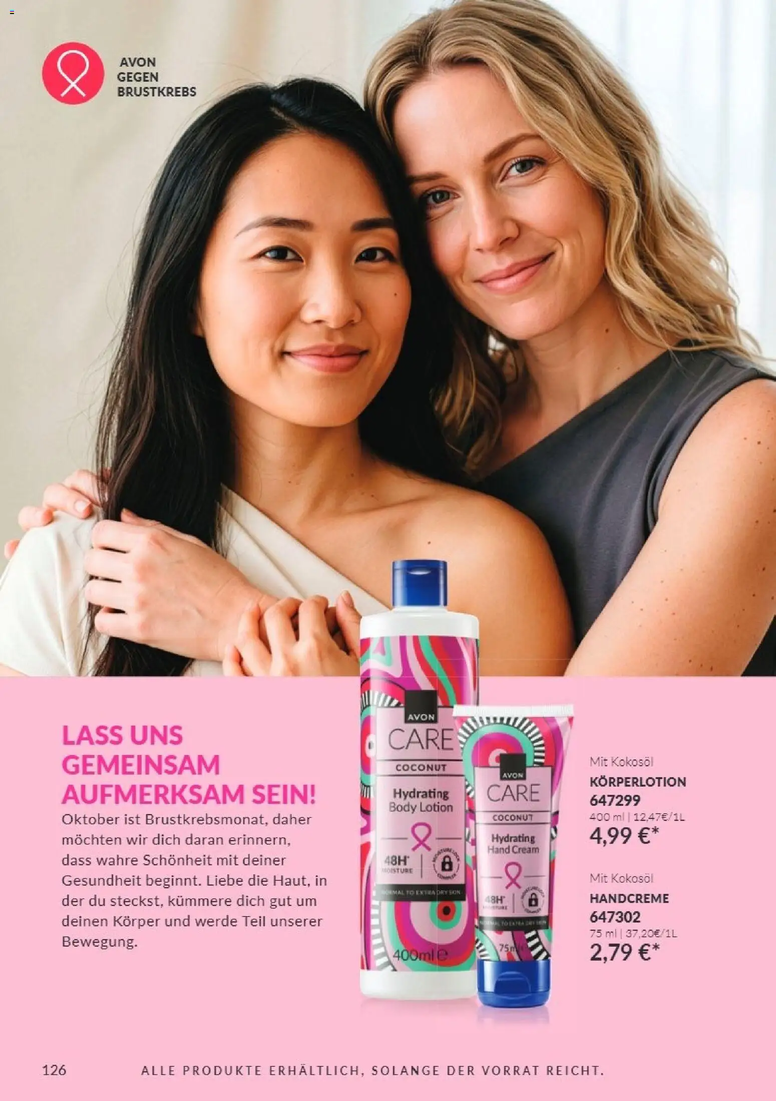 Vorschau von dem Prospekt des Geschäftes Avon, gültig ab dem 01.10.2026 - Handcreme, Body Lotion, Körperlotion