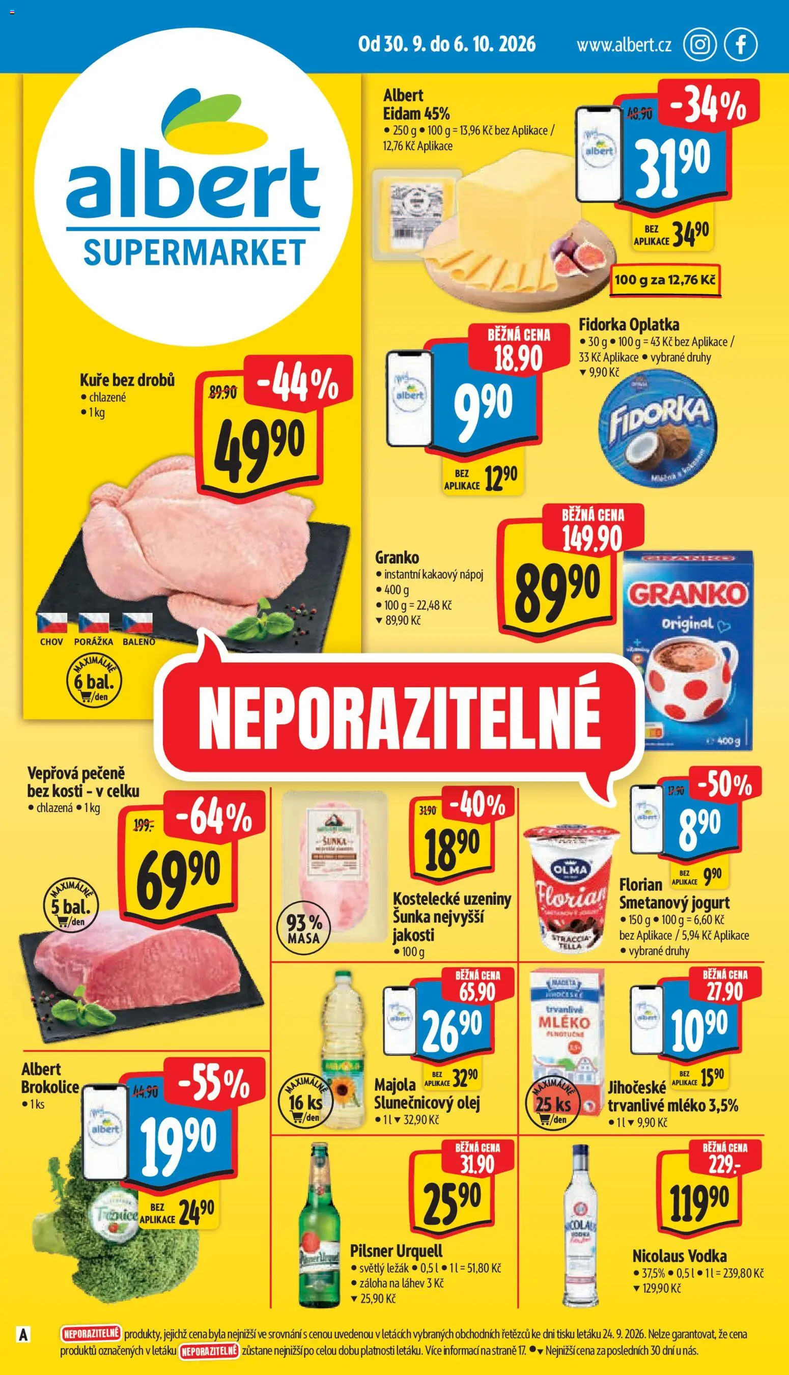 Náhled nabídky: Albert Albert leták - Supermarket platný od 30.09.2026
