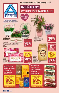 Pogląd gazetki "Aldi gazetka - Dzień mamy" ze sklepu Aldi ważnej od 18.05.2026