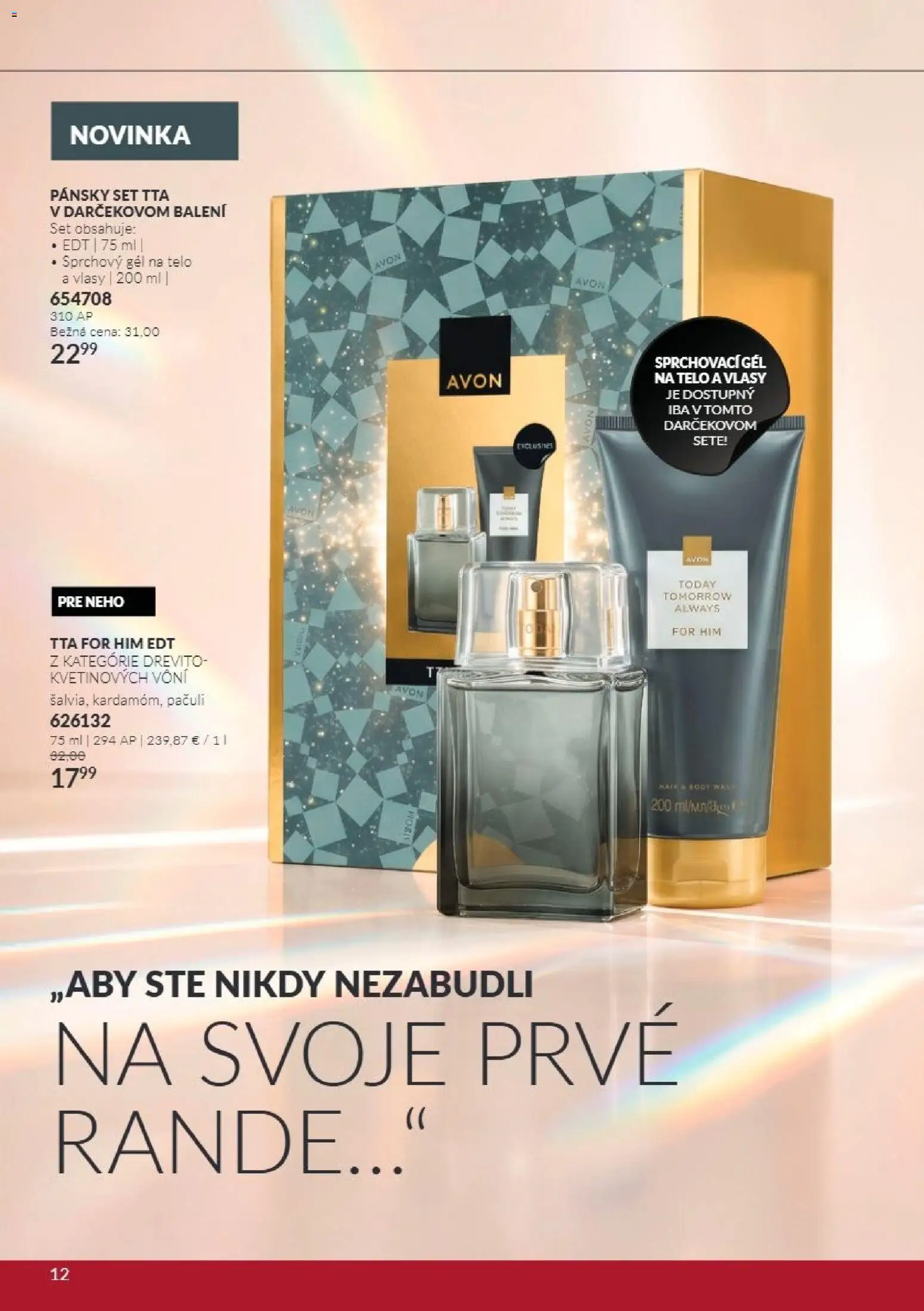 Náhľad Avon letáku platného od 01.11.2026 - Sprchový gél