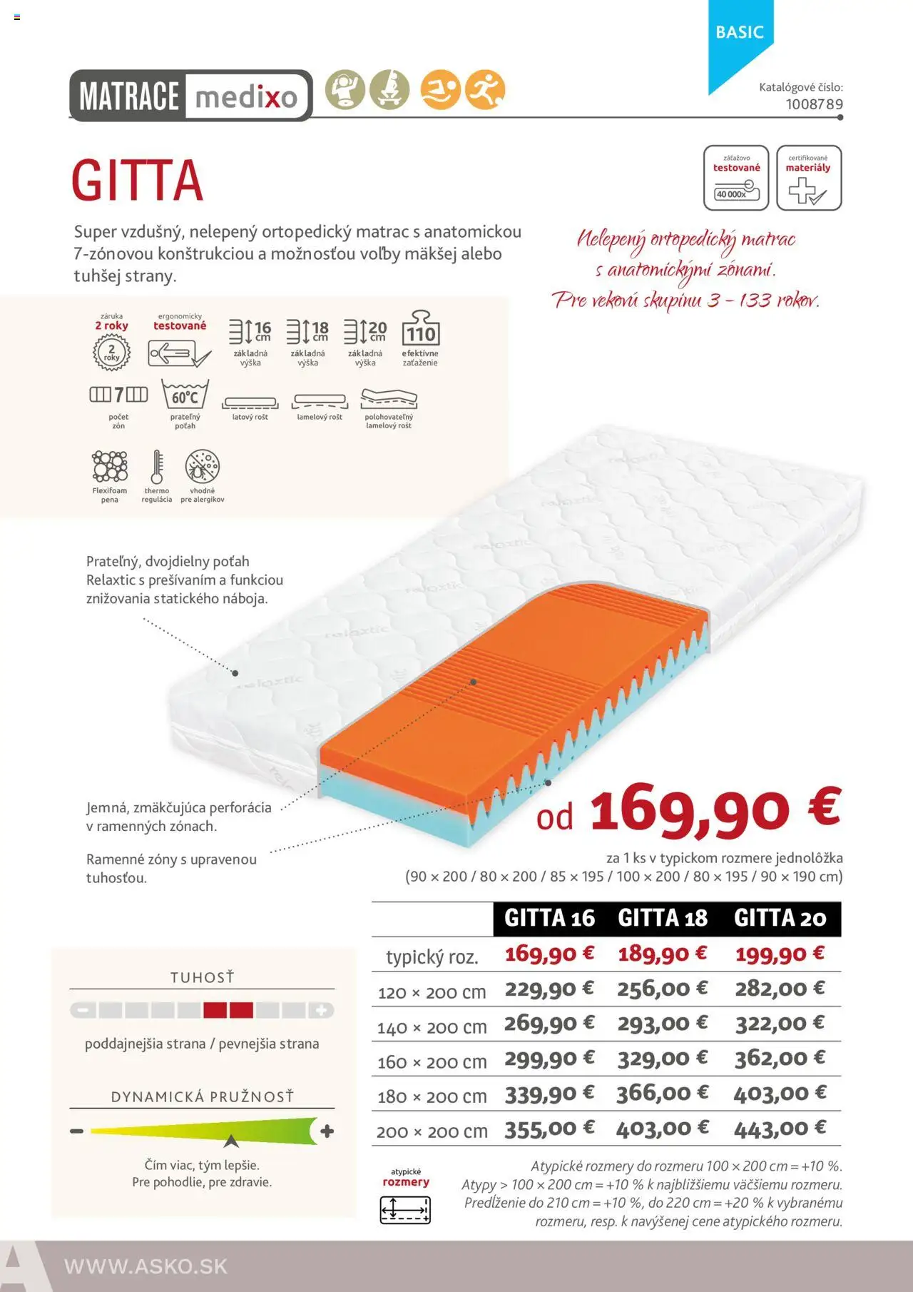 Náhľad ASKO nábytok letáku platného od 05.06.2025 - Matrace, Matrac, Rošt