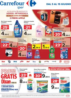 Anteprima dell'opuscolo Carrefour volantino Iper - Henkel dal negozio Carrefour valido da 05/06/2026