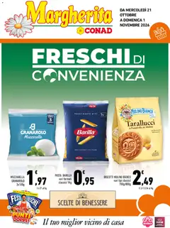 Anteprima dell'opuscolo Conad volantino Margherita Sicilia dal negozio Conad valido da 21/10/2026