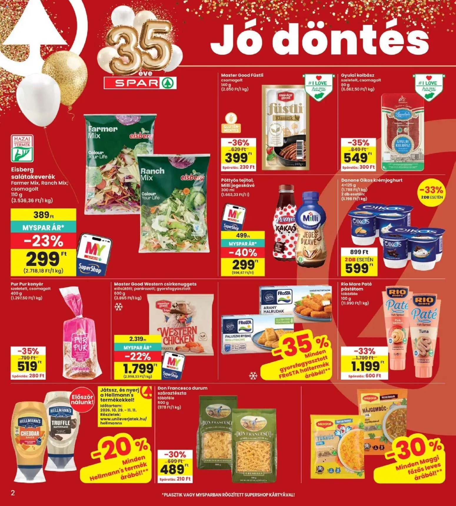 Interspar - Interspar akciós újság megtekintése, amely érvényes 2026.10.29.-től