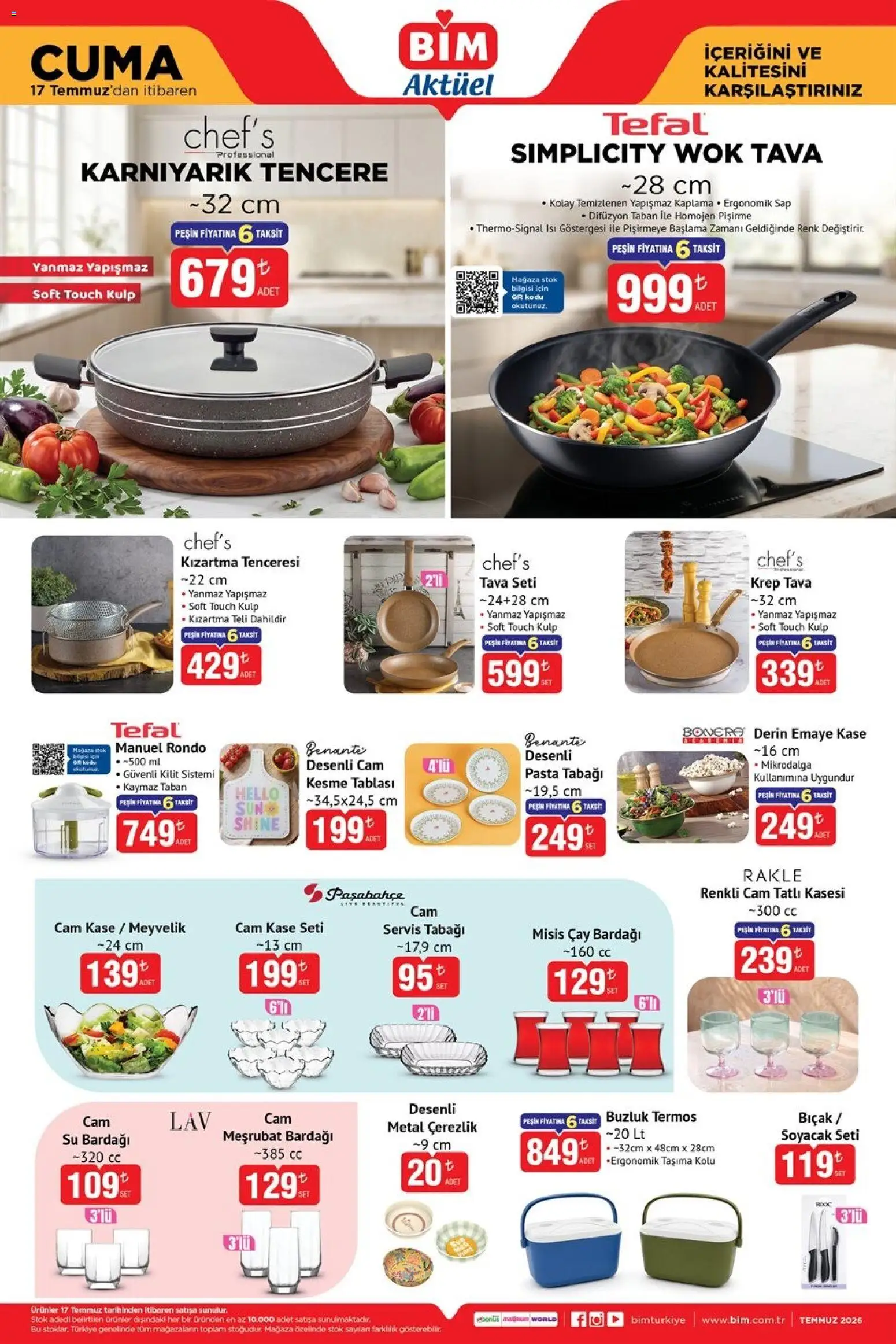 BİM BİM - Katalog Cuma 17.07.2026 - Broşürünün önizlemesi