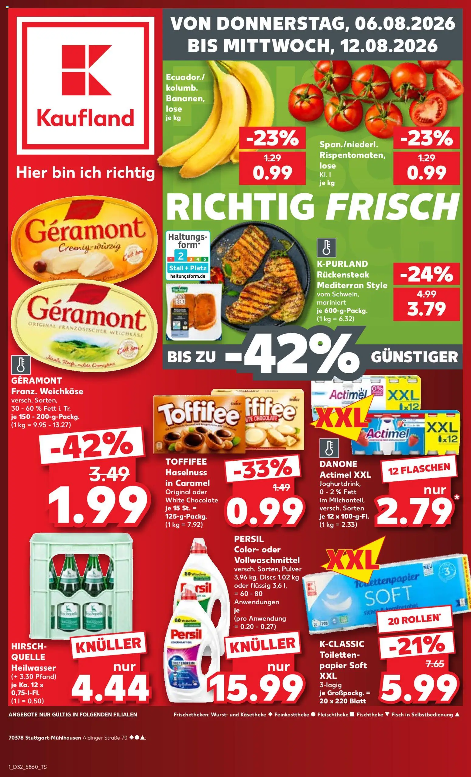 Vorschau von dem Prospekt des Geschäftes Kaufland, gültig ab dem 06.08.2026