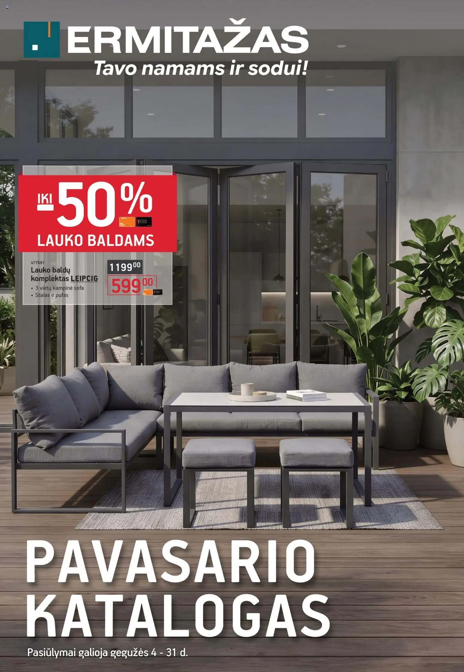 ERMITAŽAS parduotuvės leidinio ERMITAŽAS leidinys - Pavasario katalogas galiojančio nuo 2026.05.04 peržiūra